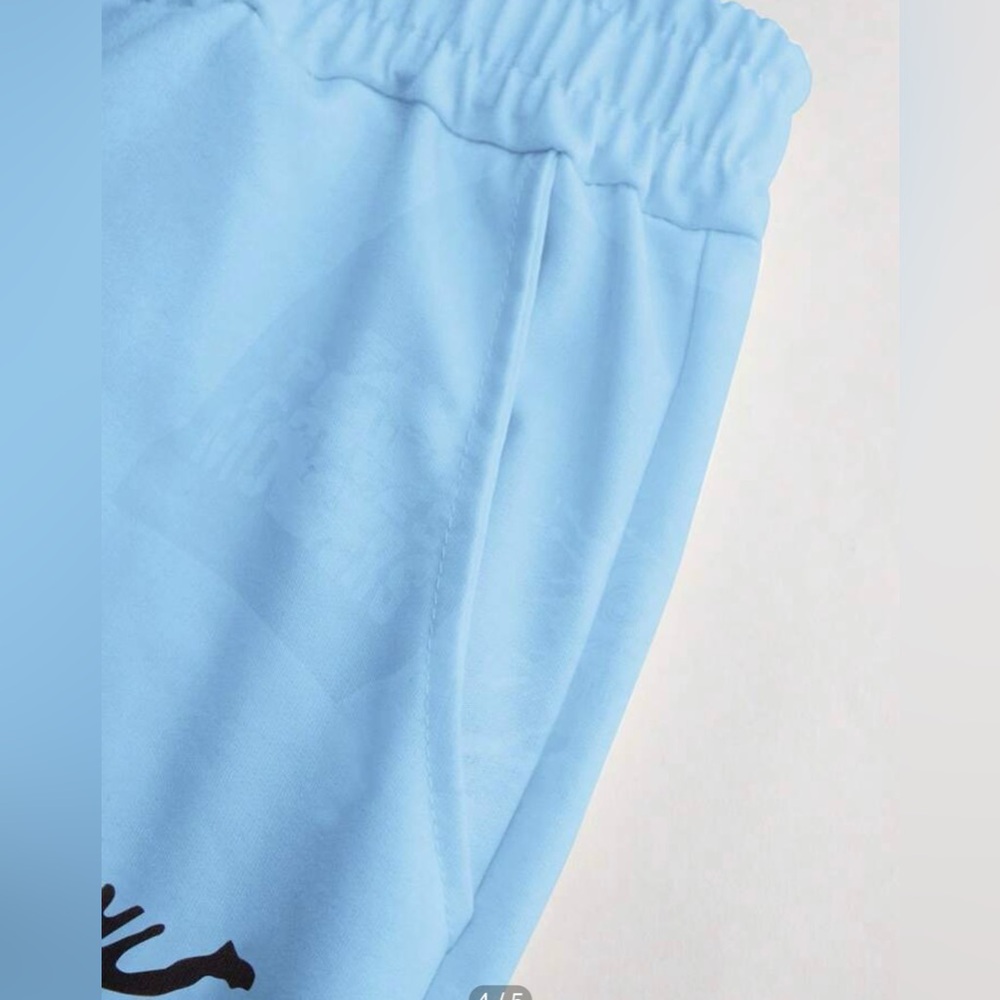 Manfinity • Men Blue Zombie The People Create Monsters Graphic Drawstring Shorts - Picture 3 of 4